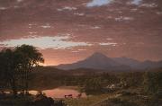Frederic Edwin Church Mt. Ktaddn oil painting